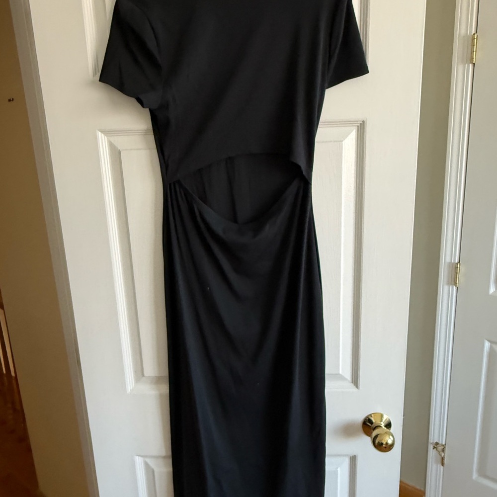 GAP Black Backless Dress